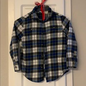 Used good condition 5/6 Gymboree flannel button up